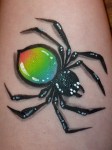 Rainbow Spider using Face Paint World Spouncer