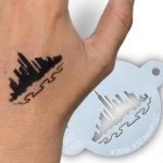 Tap Face Painting Stencil TAP053 City Scape
