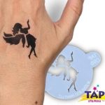 Tap Face Painting Stencil TAP096 Dancing Little Fairy