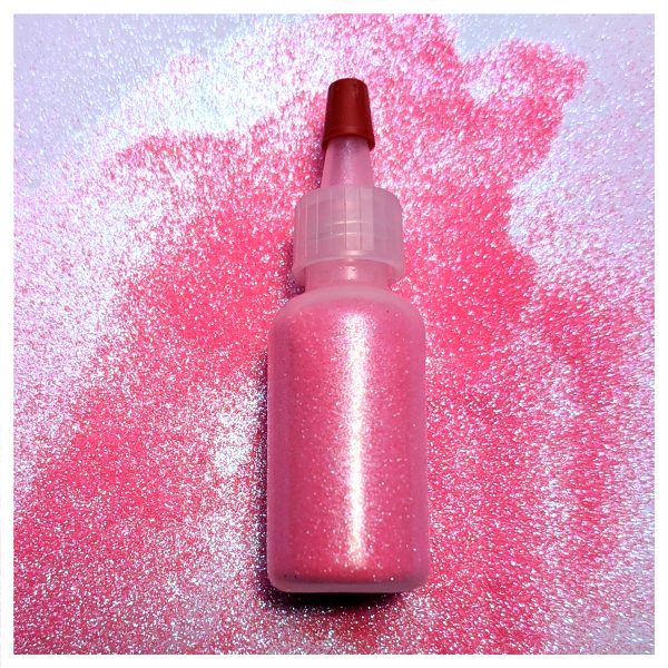 ABA Fine Cosmetic Glitter 15ml Puffer Bottle – Bubblegum Pink