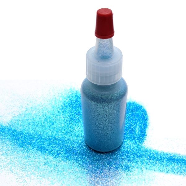 ABA Fine Cosmetic Glitter 15ml Puffer Bottle – Glacier Blue