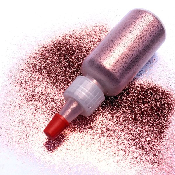 ABA Fine Cosmetic Glitter 15ml Puffer Bottle – Rose