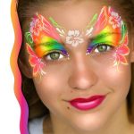 Face Painting using Beach Baby Petal Cake
