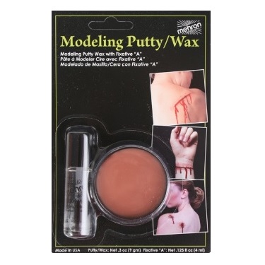 Mehron Modeling Putty Wax with Fixative A