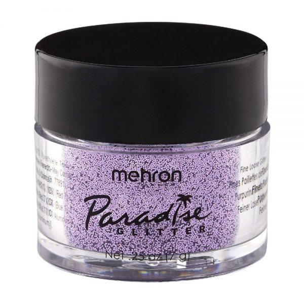 Mehron Paradise Fine Cosmetic Glitter 15ml Jar - Lavender
