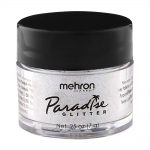 Mehron Paradise Fine Cosmetic Glitter 15ml Jar - White