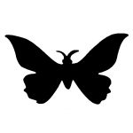 Glitter Tattoo Stencil - Butterfly