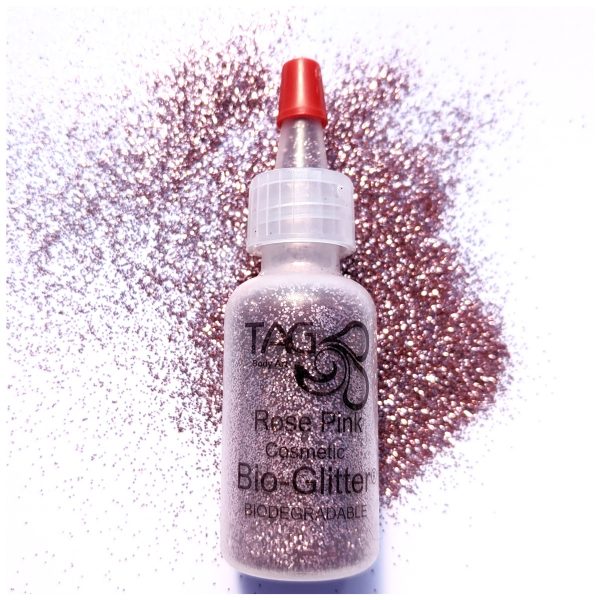 TAG Fine Cosmetic BIO-Glitter 15ml Puffer Bottle – Rose Pink