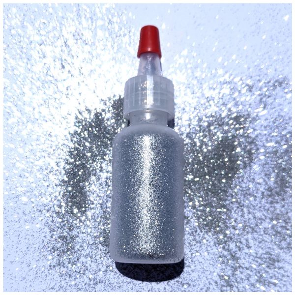 TAG Fine Cosmetic BIO-Glitter 15ml Puffer Bottle – Silver