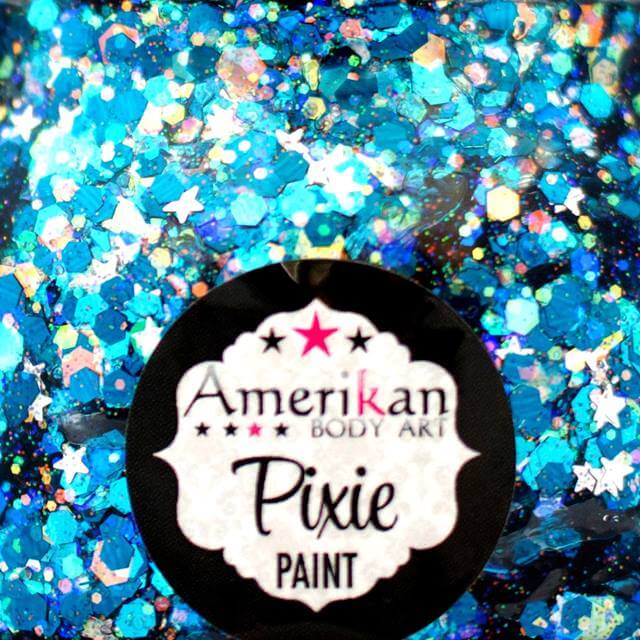 ABA Midnight Blue Pixie Paint Chunky Glitter Gel
