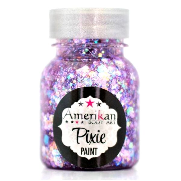 ABA Pixie Paint Chunky Glitter Gel - Purple Rain 30ml