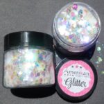 ABA Holographic White chunky glitter blend