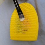 The Brush Cleaner Egg is also great for removing glitter from your brush