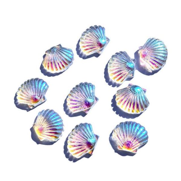 Clam-Shell Gems for Mermaid face painting
