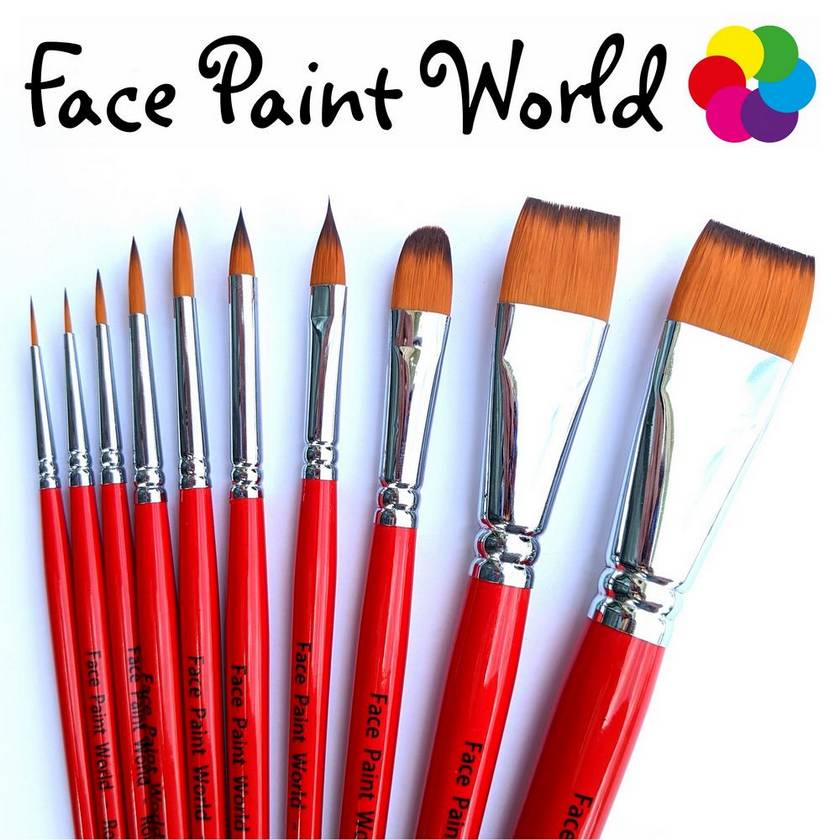 Face Paint World brush set