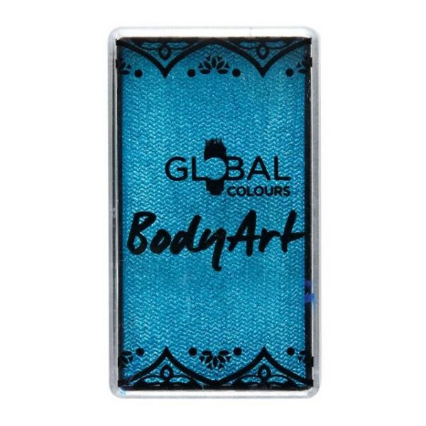 Global Colours PEARL PEACOCK BLUE 20g Magnetic-base face paint