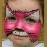 TAG Pearl Rose Cat face painting design