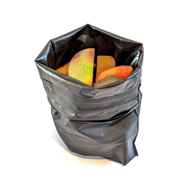 Re-useable BIN BAG for dirty sponges and used wipes