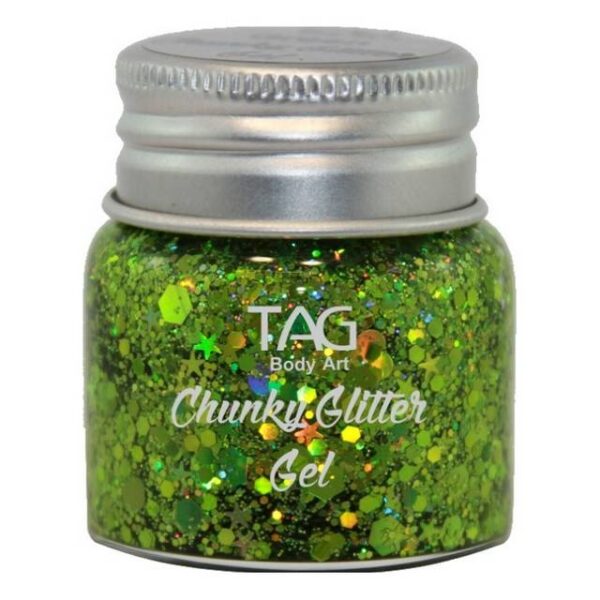 Tag Chunky Glitter Gel 20g - Green