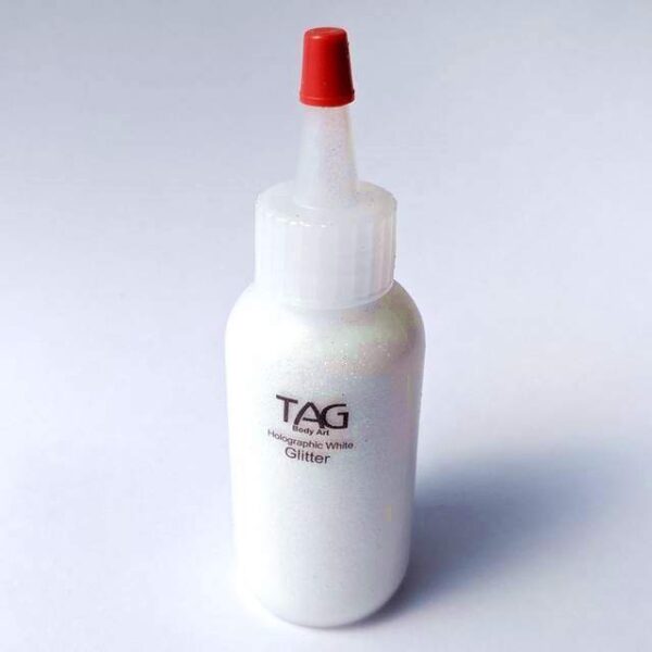 Tag Fine Cosmetic Glitter 60ml bottle – Holographic White