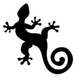 TAG Gecko Glitter Tattoo Stencil