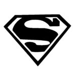TAG Superman Glitter Tattoo Stencil