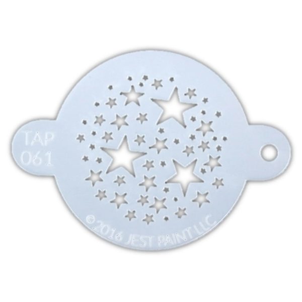 Tap Magical Stars Face Painting Stencil TAP061