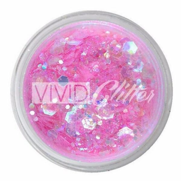 Vivid Glitter loose chunky glitter - Princess Pink