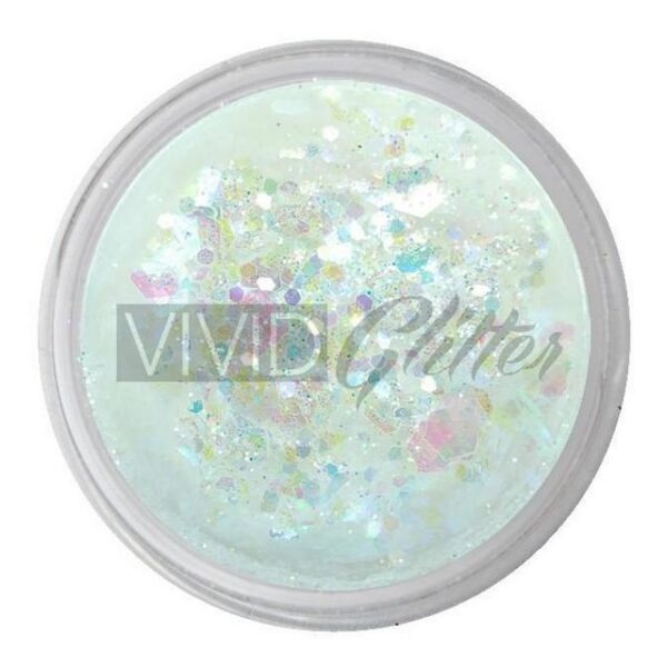 Vivid Glitter loose chunky glitter - Purity
