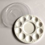 empty round palette with lid